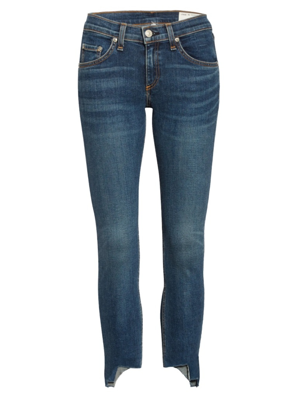 rag & bone Jeans NWT Mid Rise Skinny Step Hem Ankle Cate Hampton